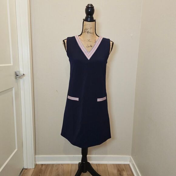 StyleEngin Vintage V-Neck Sleeveless Dress Size M - Picture 1 of 6